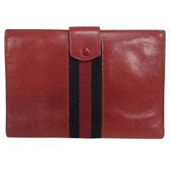 vintage gucci passport|Vintage Gucci red leather passport case wallet 1970s .